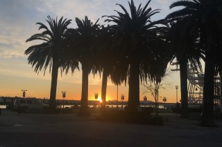 Jack London Square Sunset