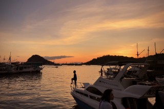Flores Sea Sunset